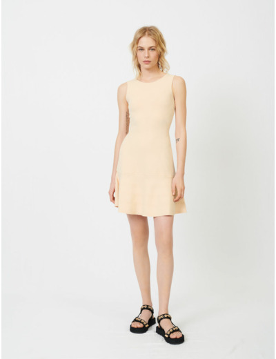 Robe maille fine en jacquard