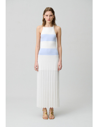 Robe longue en maille