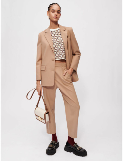 Veste tailleur droite