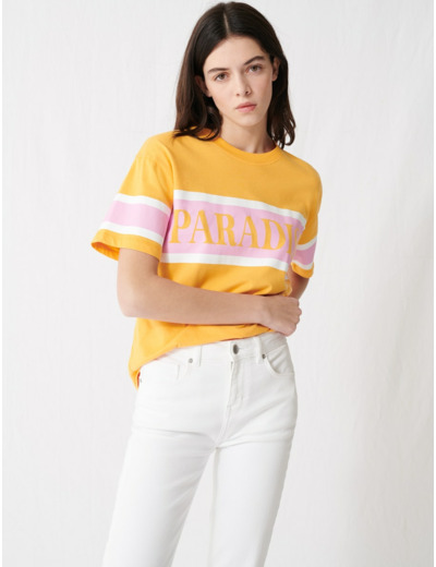 T-shirt sérigraphié "Paradise"