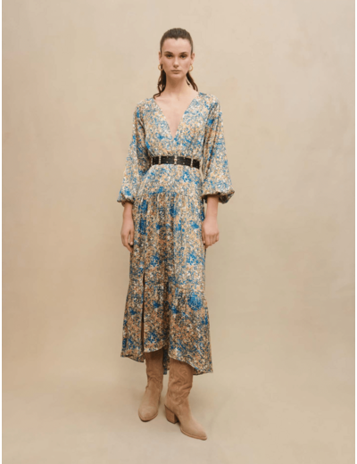 Robe longue imprimée