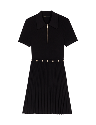 Robe courte en maille