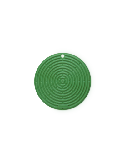 Dessous de plat rond 20cm en silicone bambou