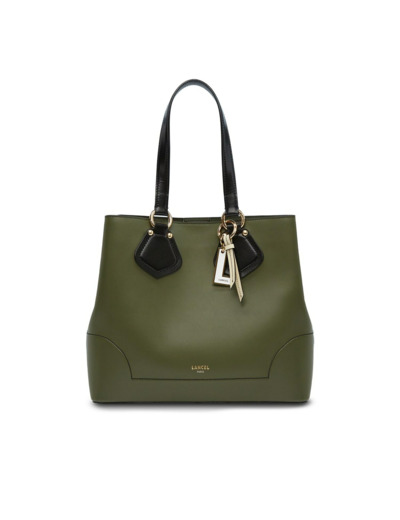 Izy de Lancel - Sac cabas - Grand modèle - Cuir de vachette lisse et spazzolato