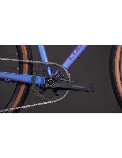 Vélo de gravel NUROAD EX Bleu Iris/Lilas