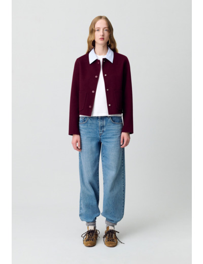 Veste courte laine