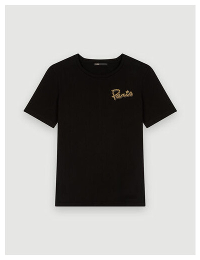 Tee-shirt à broderie Paris