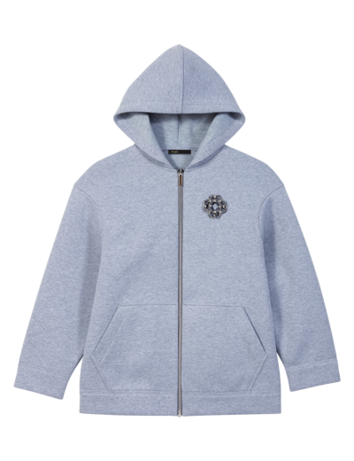 Sweat zippé structuré