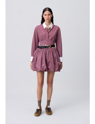 Robe courte carreaux