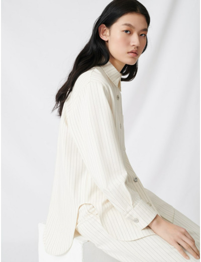 Chemise oversize à rayures