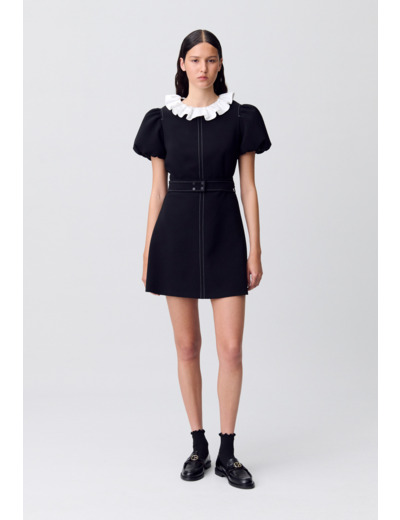 Robe courte col