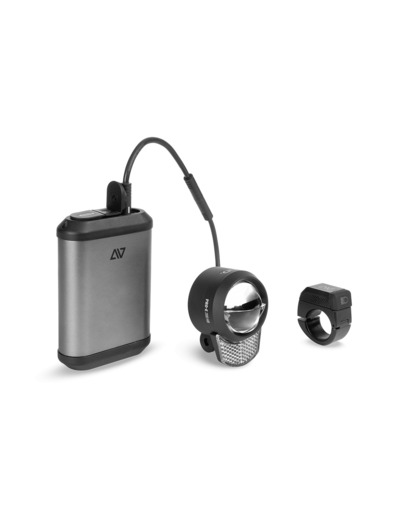 Feu avant PRO-E 200 HB POWERBANK Gris Sidéral/Noir