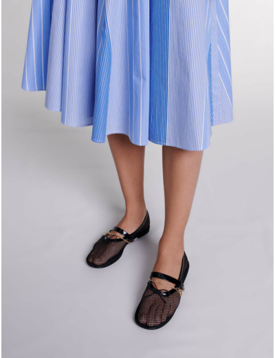 Ballerines en textile mesh
