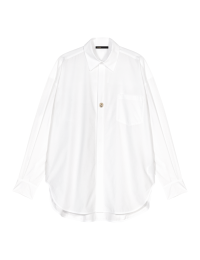Chemise oversize en popeline