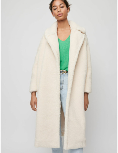 Manteau façon fourrure