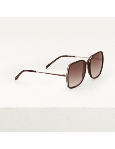 Lunettes de soleil en acétate et métal