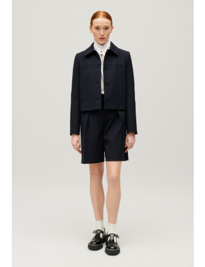 Veste boite marine