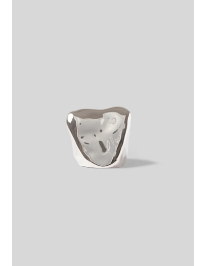 Bague chevalière cœur