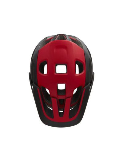 Caque VTT Unisexe JACKAL Rouge/Noir Mat