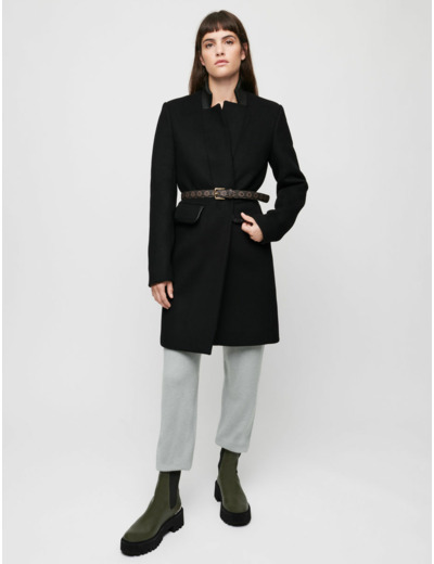 Manteau en drap de laine