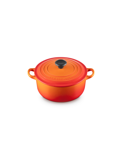 Cocotte ronde 20cm en fonte émaillée Volcanique