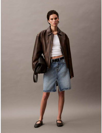 JUPE MIDI EN DENIM