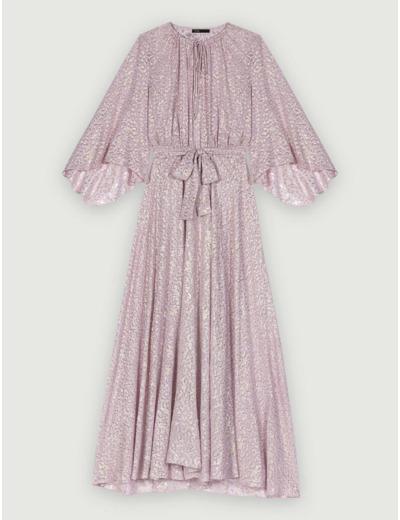 Robe longue brillante