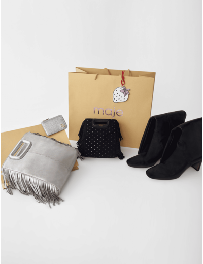 Porte-carte glitter double M