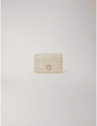 Porte-cartes en cuir glossy