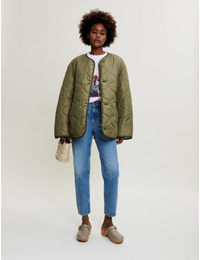 Doudoune oversize réversible