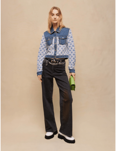 Blouson en jean court