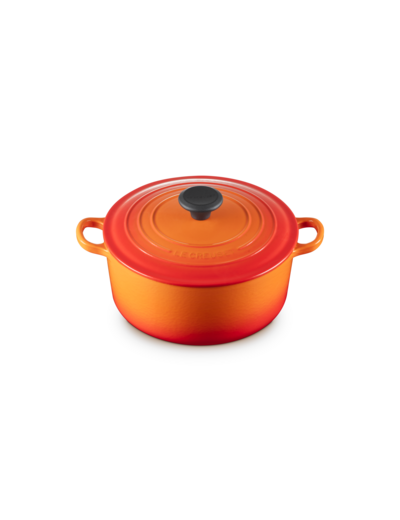 Cocotte ronde 24cm en fonte émaillée Volcanique
