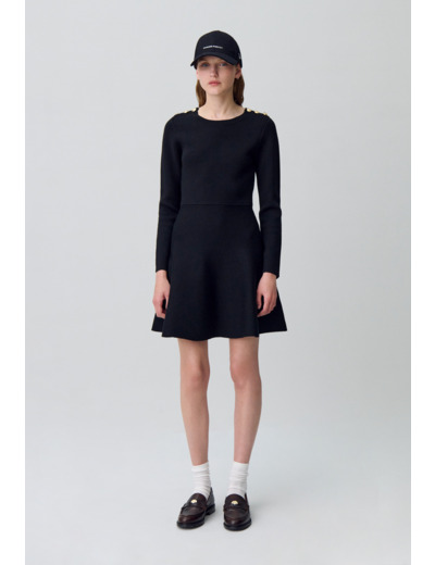 Robe maille patineuse