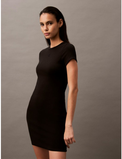 ROBE MINI BODYCON RIBBÉE