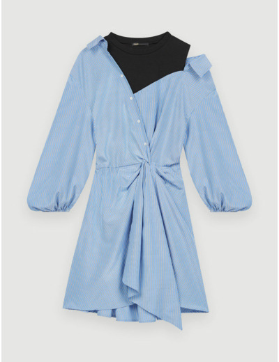 Robe chemise trompe-l'œil