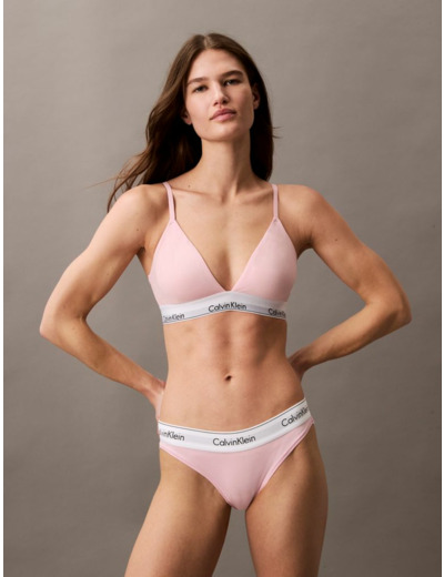 SOUTIEN-GORGE TRIANGLE LÉGÈREMENT DOUBLÉ EN COTON MODERNE