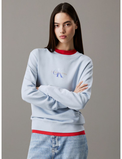 SWEAT-SHIRT À COL ROND MONOLOGO GRADIENT