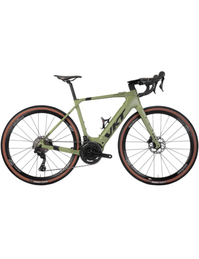 Vélo de gravel électrique LYS 2.0 GRX DI2 1X12V 500WH Vert