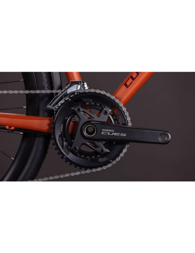 Vélo trekking NULANE RACE FE Ambre/Noir
