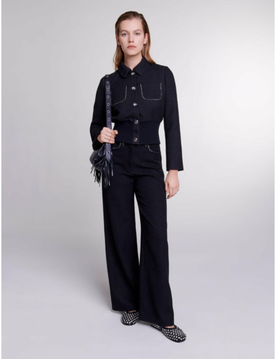 Blouson en tweed