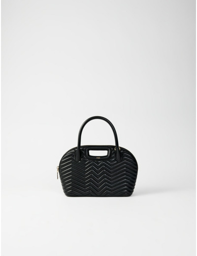 Sac à main en cuir matelassé
