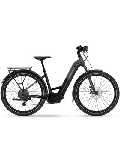 Vélo trekking électrique TREKKING 6.5 LOW Gris/Noir