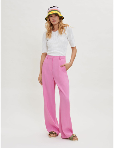 Pantalon tailleur fluide
