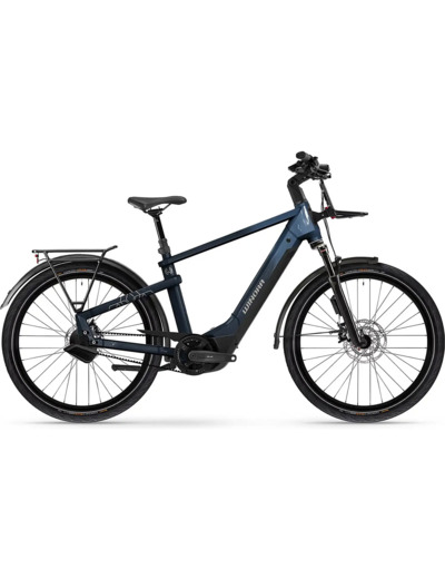 Vélo urbain/trekking électrique YAKUN ENV ABS HIGH Bleu Nuit/Noir