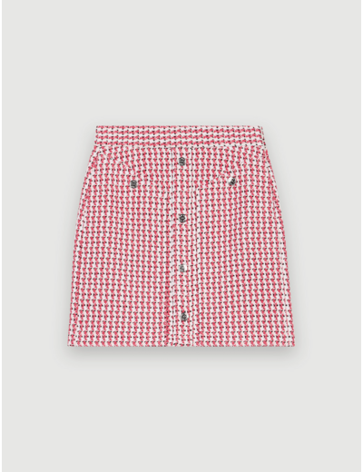 Jupe façon tweed