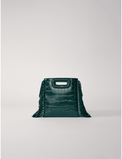 Sac M Mini en cuir croco