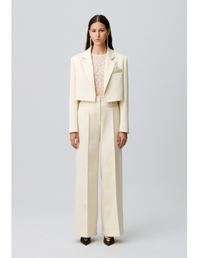 Veste satinée tailleur