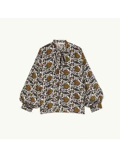 Chemise imprimée en soie