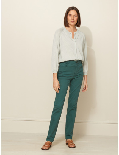 PANTALON SLIM COULEUR