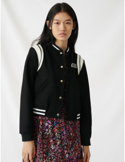 Blouson style teddy américain